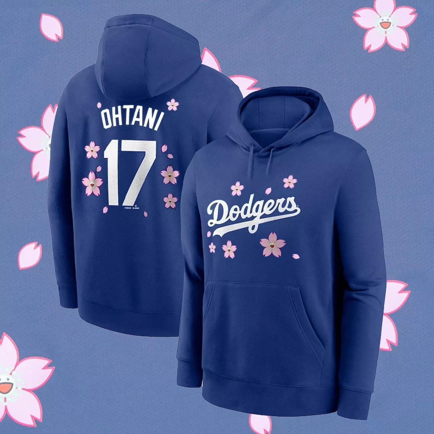 Men Los Angeles Dodgers #17 Ohtani blue MLB 2025 Hoodie style 3->los angeles dodgers->MLB Jersey